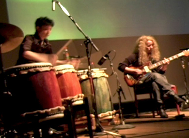 photo of Eileen and Elaine performing